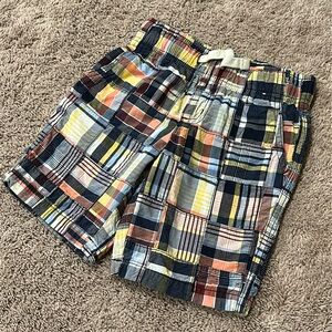 Boys Gymboree Madras Plaid Shorts size 5